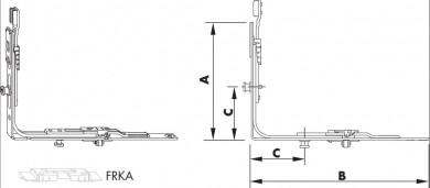 Siegenia AF Umlenkung VSU/K+ A0055