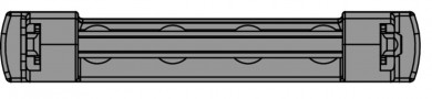 Winkhaus Fenster Scherenlager SL.KS 3-6 silber