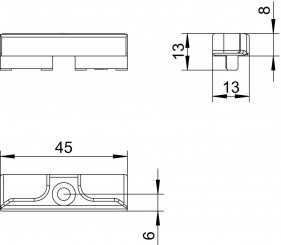 Winkhaus Fenster Schließblech WSK 105