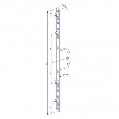 GSG Kantengetriebe Dorn 35mm Stulp 16x2000mm rd 4 Rollz. vz 