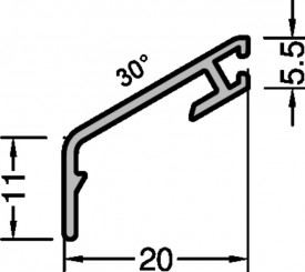 Gutmann Flügelabdeckprofil FP 7605 EV1 