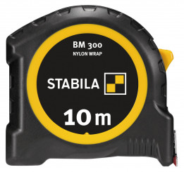 Stabila Taschenbandmaß BM 300 10 m metrische Skala 19843 