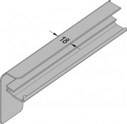 Gutmann Alu-Putz Endkappe B406  110 mm EV1 DIN LI 