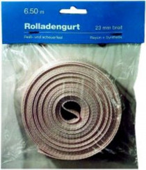 Schwerter Rollladengurt 23 mm beige Rolle 6m 