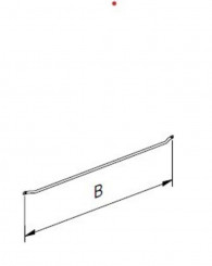 Hein VS Gewürzregal-Adapter Größe 1 B=336 mm chrom 