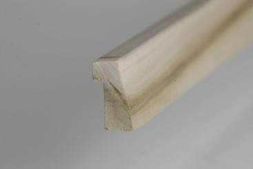 Glasleiste Whitewood 12x22mm roh