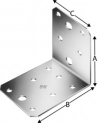 BMF Winkelverbinder ohne Rippe 